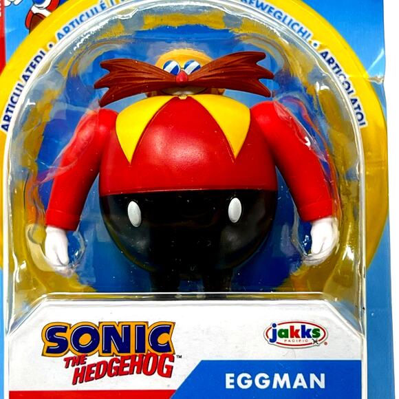 Jakks Pacific Sonic the Hedgehog 2.5" Classic Dr. Eggman Action Figure NIP - Picture 3 of 9